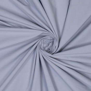 Webware Baumwolle Poplin stone washed, hellblau
